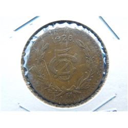 1926 M Mexico Five Pesos