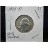 Image 3 : 1964 D Washington Quarter