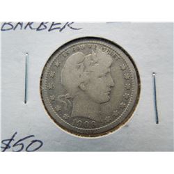 1906 O Barber Quarter