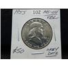 Image 3 : 1955 Franklin Half Dollar