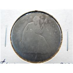 1870 S Seated Half Dollar