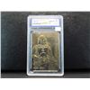 Image 1 : STAR WARS "BOBA FETT/DARTH VADER EDITION", 23K GOLD, GRADED BY WCG AS 10/GEM MINT, SEALED/SLABBED