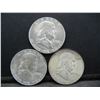 Image 1 : 1952 PDS Franklin Half Dollars