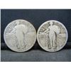 Image 1 : 1925, 1927 Standing Liberty Quarters