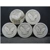 Image 2 : (5) Hard to Read Date Standing Liberty Quarters