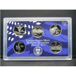 (5) 2007 S Proof Washington Quarters