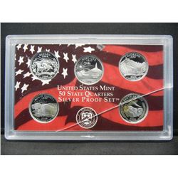 (5) 2006 S Silver Proof Washington Quarters