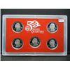 Image 2 : (5) 2005 S Silver Proof Washington Quarters