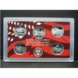 (5) 2006 S Silver Proof Washington Quarters