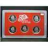 Image 2 : (5) 2006 S Silver Proof Washington Quarters