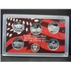 Image 1 : (5) 2006 S Silver Proof Washington Quarters
