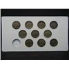 Image 3 : US WWII Silver Nickel Set, (10) Coins
