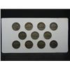 Image 3 : US WWII Silver Nickel Set, (11) Coins