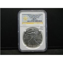 2013 W American Silver Eagle NGC Early Release MS70