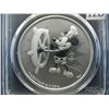Image 2 : 2017 Steamboat Willy Niue Dollar PCGS Brilliant UNC