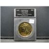 Image 1 : 1935 Gold Plated Walking Liberty Half Dollar