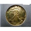 Image 2 : 1946 Gold Plated Walking Liberty Half Dollar