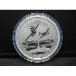 2016 One Oz. Silver Round .999 Pearl Harbor 75th Anniversary