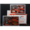 Image 1 : 2004 US Mint Silver Proof Set With Quarters