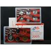 Image 1 : 2005 US Mint Silver Proof Set With Quarters