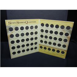 1999-2009 Complete State Series Quarters Book, (60) Coins