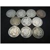 Image 1 : 10 Mixed date Barber Head dimes