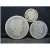 Image 1 : Barber Dime, Quarter, Half Collection