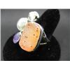 Image 3 : Sterling Silver Gem stone ring Size 9 3/4