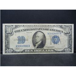 1934 (FRIST YEAR) $10 Silver Certificate