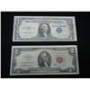 Image 1 : 1935D Silver $1, 1963 Treasury $2 Note