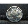 Image 1 : 1945-D Brilliant Uncirculated Mercury Dime.