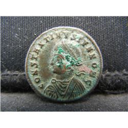 Constantine II Ancient Roman Coin 337-340 A.D.  Reverse: Camp Gate.