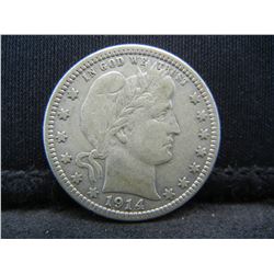 1914 Barber Quarter, Bold Liberty.