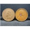 Image 1 : 1909 Indian Cent and 1909-VDB Lincoln Cent.