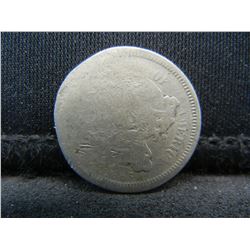 1865 Three Cent Nickel.