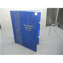 1948-1963 Franklin Half Dollar 40-Coin Whitman Slide Album.