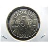 Image 2 : 1929 Canada Nickel.  Has the slightest amount of wear so AU 58.  Sharp.