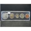 Image 1 : 1948 (5) coin year set.   Nice condition with uncirculated Lincoln.