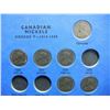 Image 2 : (36) Canadian Nickels in old Whitman Folder.  Missing 25, both 26s, 52, 54, 55, 57, 58, and 59.  Has