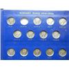 Image 2 : (76) Mercury Dimes including 21 P and D in Whitman Slide Album.  Missing only 16-D and 42/41,  Vario