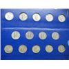 Image 8 : (76) Mercury Dimes including 21 P and D in Whitman Slide Album.  Missing only 16-D and 42/41,  Vario