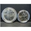 Image 2 : 1992-D Columbus Quincentenaries' (2) Coin Commemorative Set--silver dollar and ½.  GEM Uncirculated 