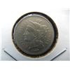 Image 1 : 1866 Three Cent Nickel.  VF/EF.