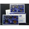 Image 1 : 2002-S Clad Proof Set.  Includes regular coinage plus five state quarters.  GEM.