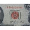 Image 2 : 1953 RED $2 DOLLAR BILL, ERROR