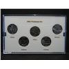Image 2 : 2003 PLATINUM BU STATE QUARTERS (COA), (ARKANSAS/ILLINOIS/ALABAMA/MAINE