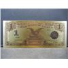 Image 1 : 24K GOLD FOIL, SILVER CERTIFICATE $1 NOTE
