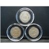 Image 2 : (3) SILVER (90%) BARBER DIMES (1902/1907-D/1913)