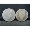 Image 1 : (2) 1908 S Barber Dimes