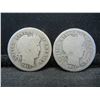 Image 1 : (2) 1913 Barber Dimes